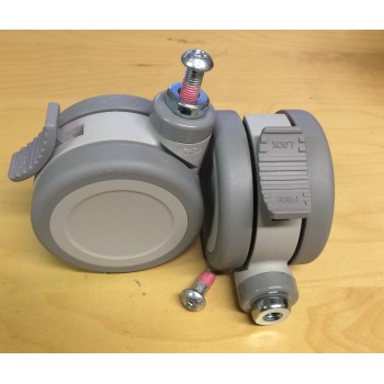 Stowaway Rear Braked Castors (Pair)