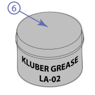 6 - Kluber Grease La-02 0.4 Kg 